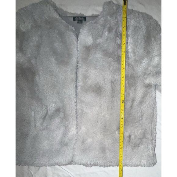 NWOT Wild Fable Gray Faux Fur Open Front Jacket  Small - Picture 5 of 8